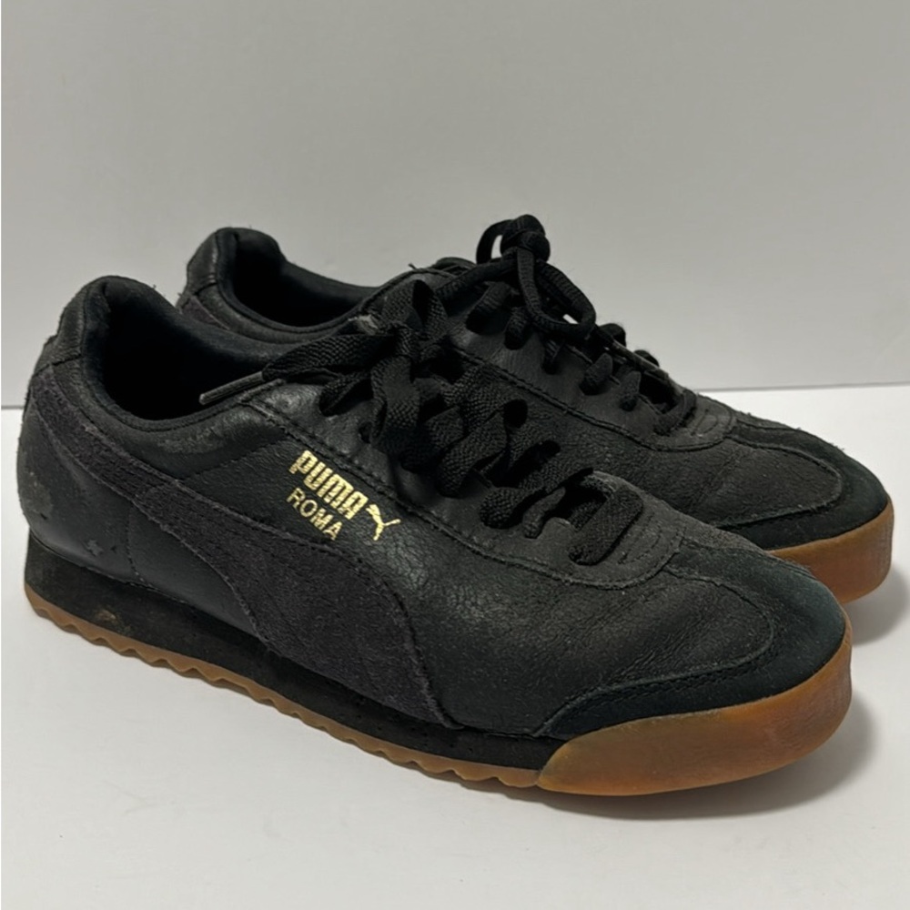 Puma Roma Basic JR Big Kids Shoes, Black, Size 3